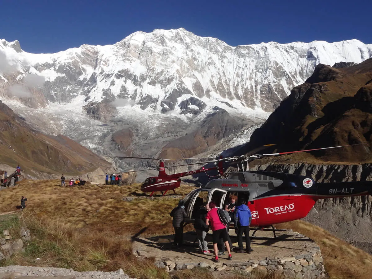 Annapurna Base Camp Trek with Helicopter Return