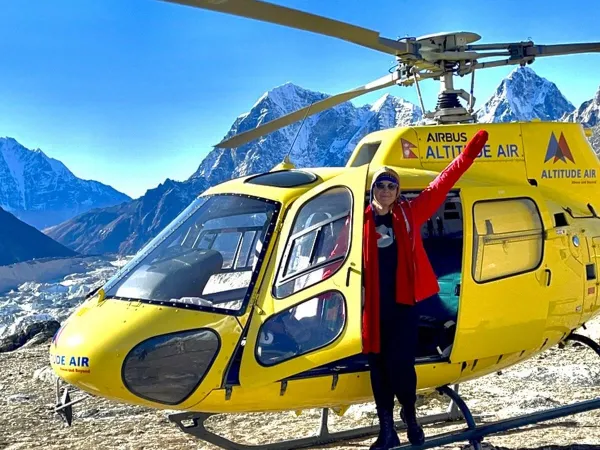 Heli Landing At Kalapatthar